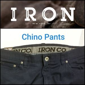 🆕️ Iron Clothing Co Midnight Blue Chinos 3